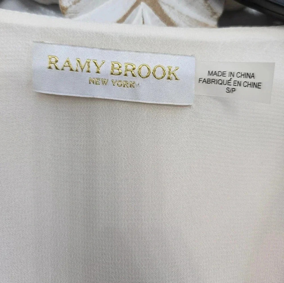 Ramy Brook Llana V Neck Tie Hem Top - Picture 8 of 9